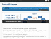 Tablet Screenshot of informalnetworks.co.uk